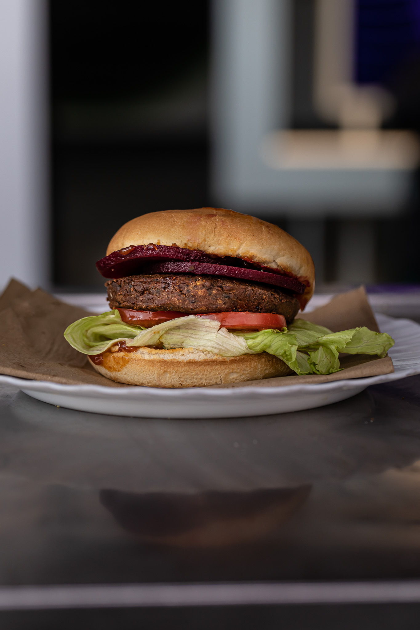 Almost vegan burger from Broadway Diner